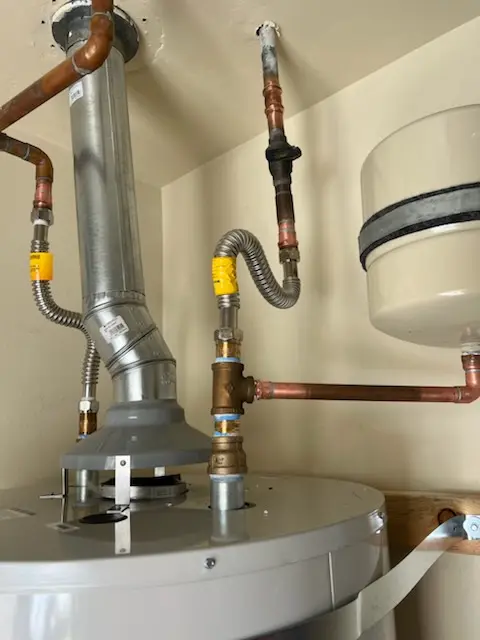 Water heater installation and plumbing repair in Garfield